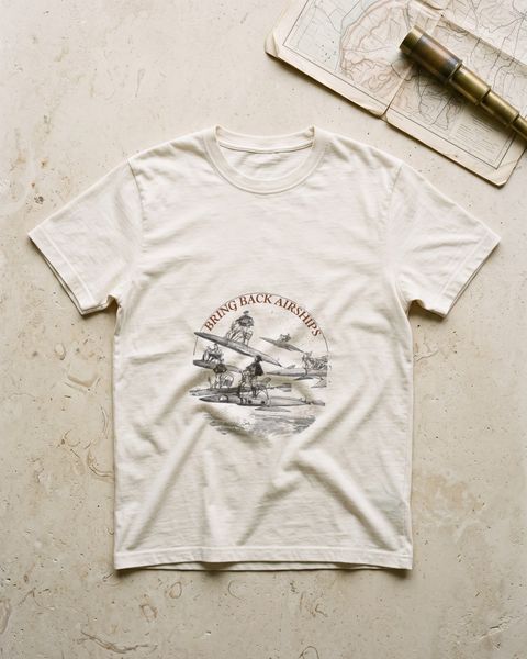 Bring Back Airships! Unisex organic mid-light t-shirt