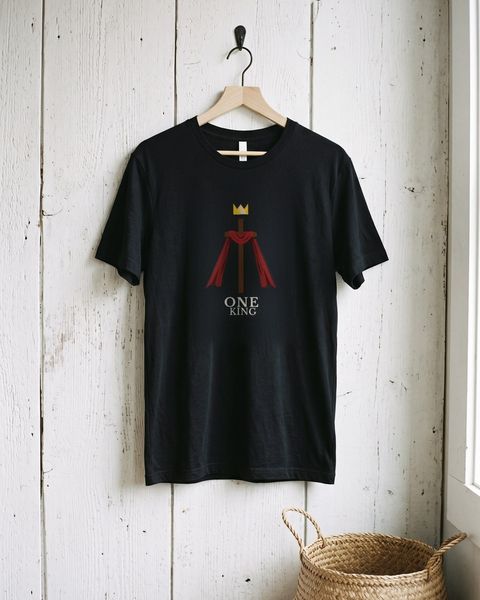 ONE KING Black Unisex classic tee Front Logo