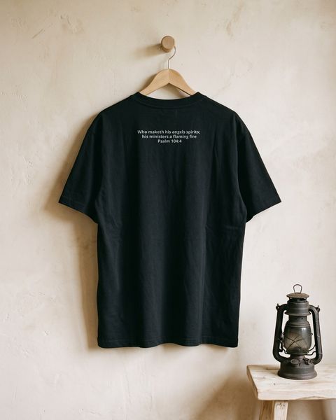 Psalm 104:4 Men&rsquo;s premium heavyweight tee